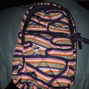 Vera Bradley Navy Quilted Backpack